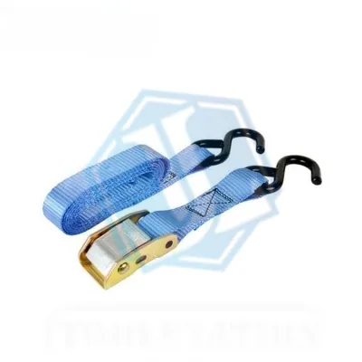 cam buckle strap with hook — 1″ · 25 mm buckle · S hook