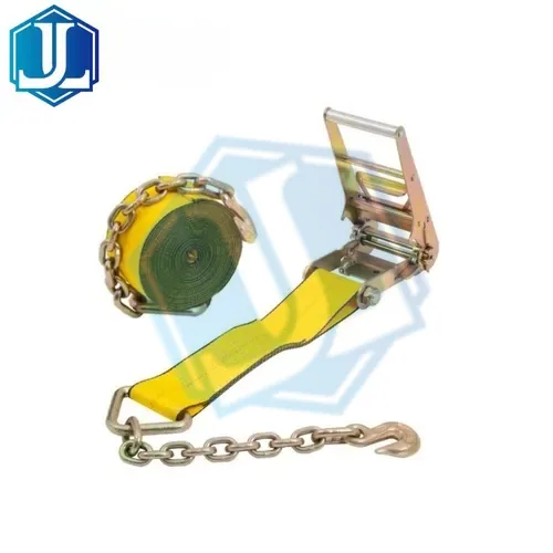 4inch ratchet strap with chain anchor (Item No. 58) — Ratchet Tie Down image 1 of 4