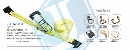 4inch flat hook ratchet strap (Item No. 57) — Ratchet Tie Down image 2 of 4