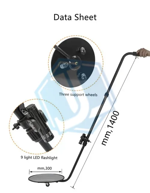 Under Vehicle Search Mirror (Item No. 253) — Auto Accessory image 2 of 4