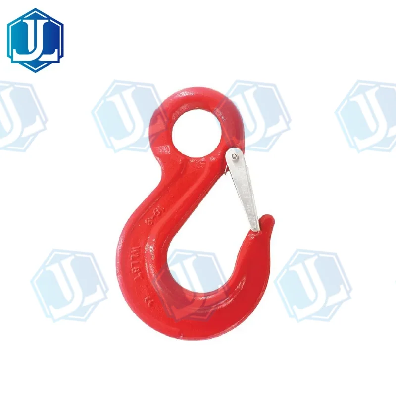 Grade 80 G80 Hook — Eye Sling Hoist Hook (Item No. 181) — Rigging hardware manufactured by Zhejiang Jingli, China