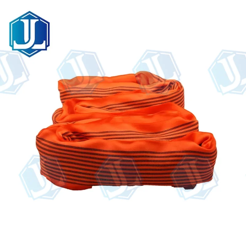 10Ton 10000kgs Round Lifting Sling — Round Sling manufactured by Zhejiang Jingli, China