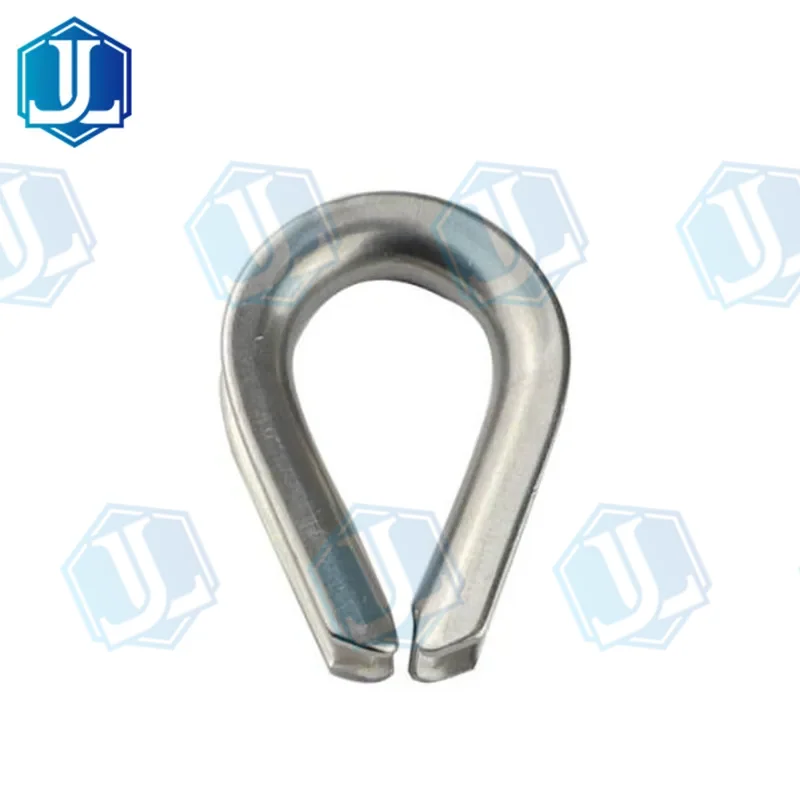 304 / 316 Stainless Steel Thimble (Item No. 243) — Rigging hardware manufactured by Zhejiang Jingli, China
