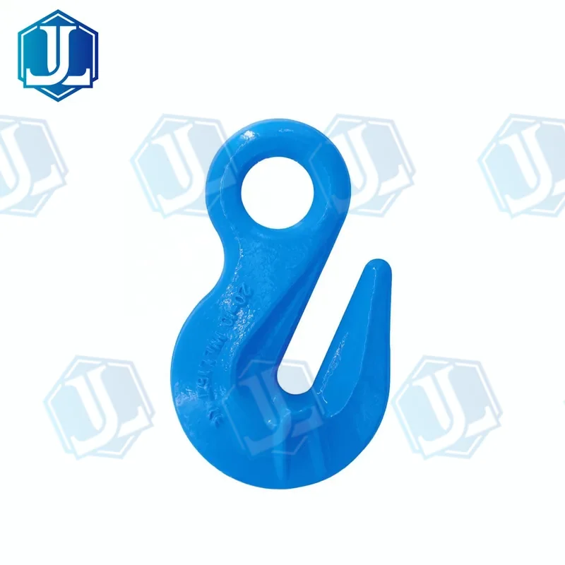 Grade 100 G100 Hook — Eye Shortening Grab Hook (Item No. 152) — Rigging hardware manufactured by Zhejiang Jingli, China