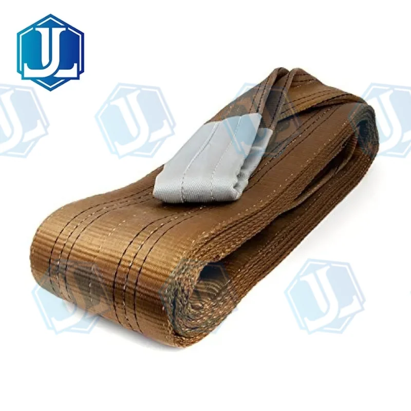 6Ton 6000kgs Flat lifting webbing sling — Flat Webbing Sling manufactured by Zhejiang Jingli, China