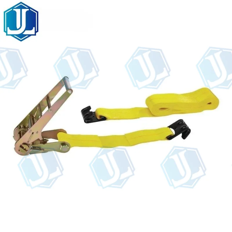 4inch flat hook ratchet strap (Item No. 57) — Ratchet Tie Down manufactured by Zhejiang Jingli, China