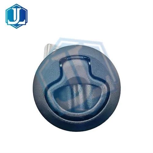 Yacht Plastic Black Round Pull Ring Slam Latch Deck Lock (Item No. 213) — Marine Hardware image 1 of 4