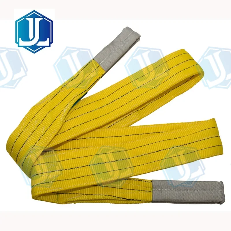 3Ton 3000kgs Flat lifting webbing sling — Flat Webbing Sling manufactured by Zhejiang Jingli, China