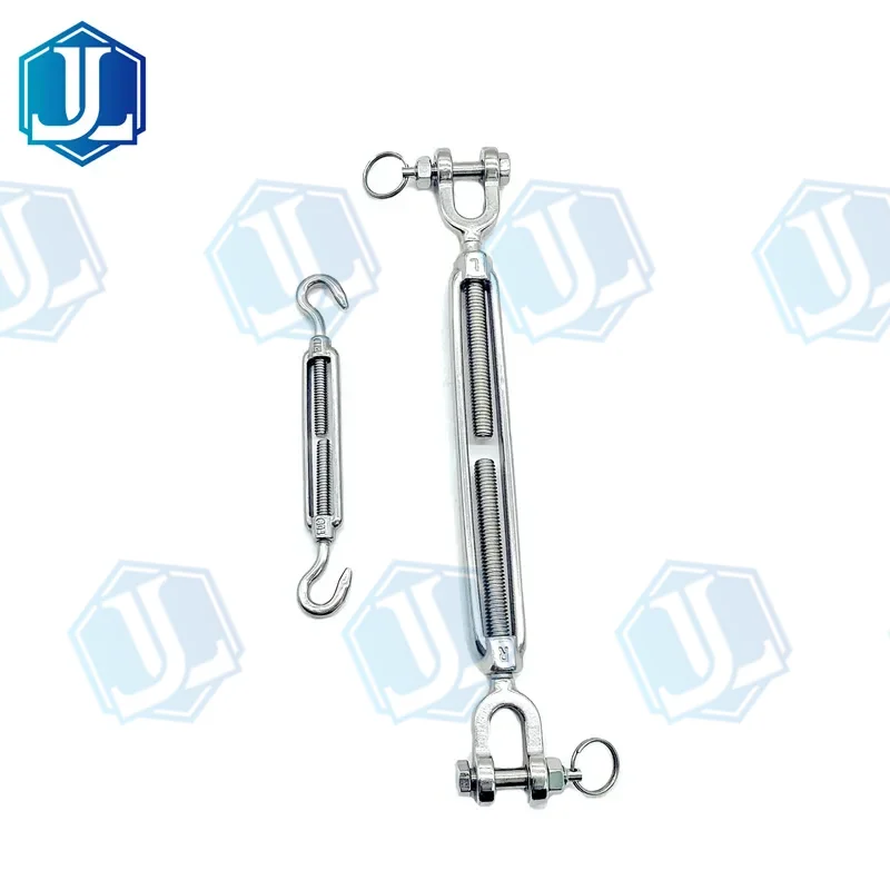 304 /316 Stainless Steel Turnbuckle — US Type Turnbuckle (Item No. 291) — Rigging hardware manufactured by Zhejiang Jingli, China