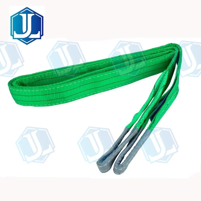 2 Ton 2000kgs Flat lifting webbing sling — Flat Webbing Sling manufactured by Zhejiang Jingli, China