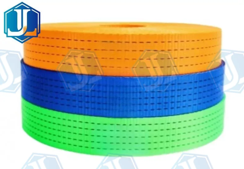 Polyester Ratchet Strap Webbing — Webbing manufactured by Zhejiang Jingli, China