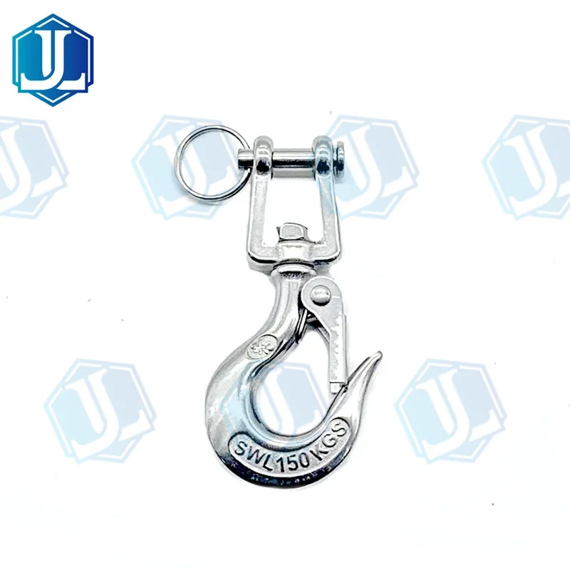 304 / 316 Stainless Steel Hook — Jaw Crane Lifting Hook (Item No. 273) — Rigging hardware manufactured by Zhejiang Jingli, China
