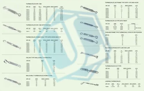 Open Body Turnbuckle (Item No. 117) — Rigging hardware image 2 of 4