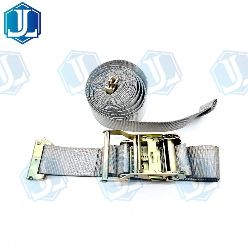 50MM tie down strap with E track fitting (Item No. 38) — Ratchet Tie Down manufactured by Zhejiang Jingli, China