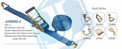 50MM finger line handle ratchet strap (Item No. 52) — Ratchet Tie Down image 2 of 4