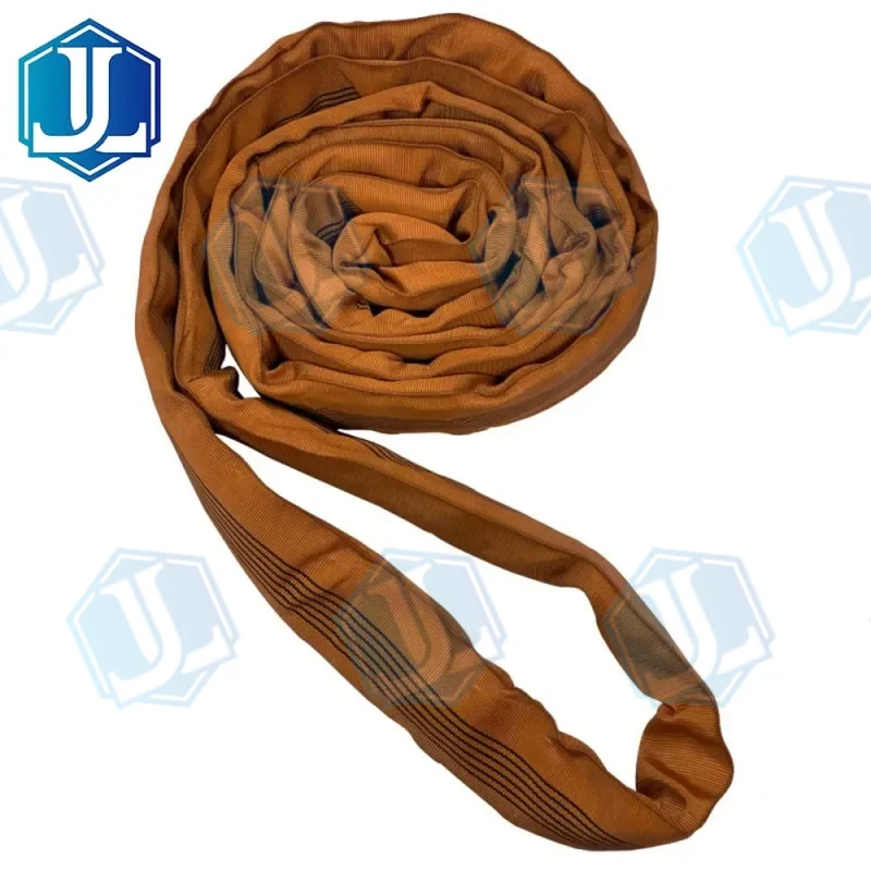 6Ton 6000kgs Round Lifting Sling — Round Sling manufactured by Zhejiang Jingli, China