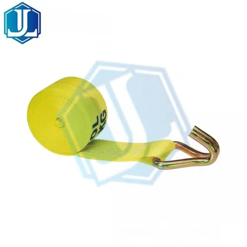 3inch double J hook winch strap (Item No. 71) — Ratchet Tie Down image 1 of 3
