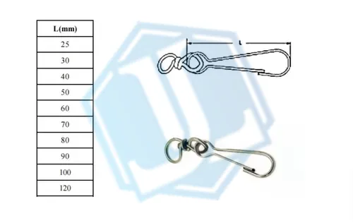 DIN5287 Swivel Snap Hook (Item No. 179) — Rigging hardware image 2 of 4