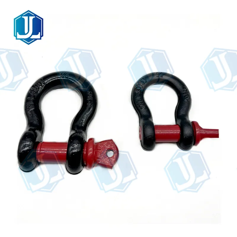 G209 Bow Shackle (Item No. 114) — Rigging hardware manufactured by Zhejiang Jingli, China