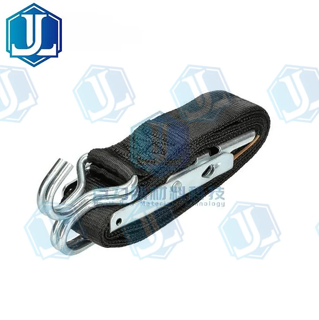 overcenter buckle strap with double J hook (Item No. 79) — Ratchet Tie Down manufactured by Zhejiang Jingli, China