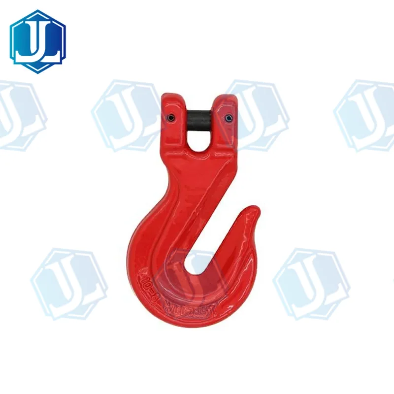 Grade 80 G80 Hook — Clevis Shortening Grab Hook (Item No. 201) — Rigging hardware manufactured by Zhejiang Jingli, China