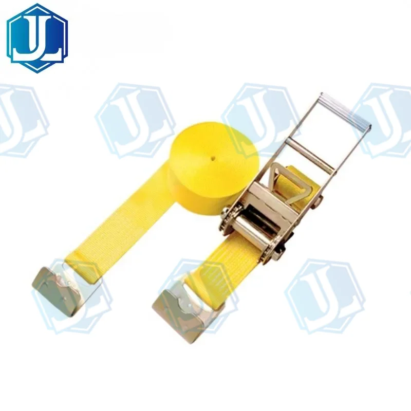 3inch flat hook ratchet strap (Item No. 53) — Ratchet Tie Down manufactured by Zhejiang Jingli, China