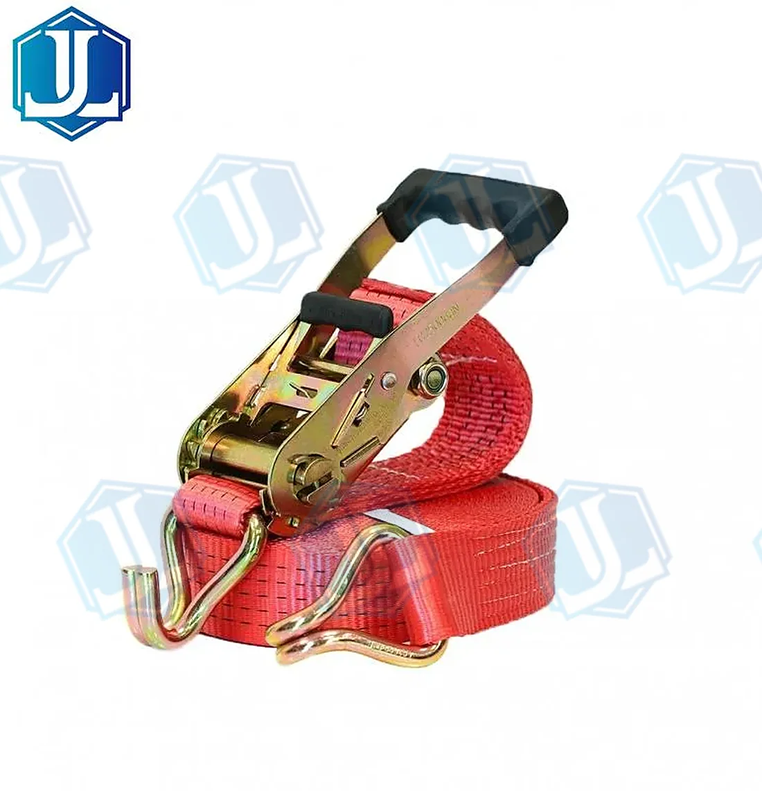 50MM rubber handle ratchet strap (Item No. 48) — Ratchet Tie Down manufactured by Zhejiang Jingli, China