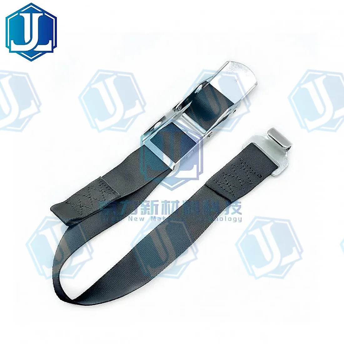 Curtainside Bottom Strap Assembly — external curtain strap · over-centre buckle (Item No. 78) (Item No. 78) — Ratchet Tie Down manufactured by Zhejiang Jingli, China